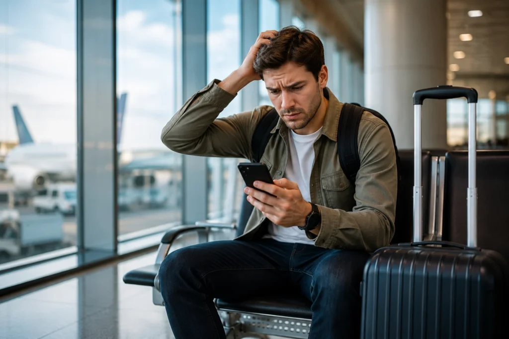 Confused travellet after making Airport Transfers booking mistake